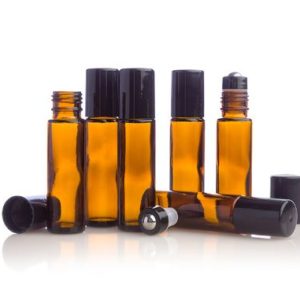 10 mL Amber roller Bottle 6-Pack